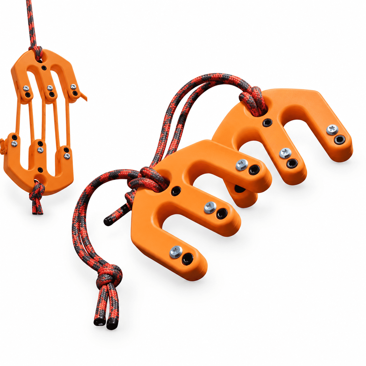 PETORIX Game & Gear Hoist Block and Tackle System Ultralight Hunting Game Hoist Portable Nylon Block and Tackle Pulley System Compact Game Lifting Tool for Backcountry Hunting