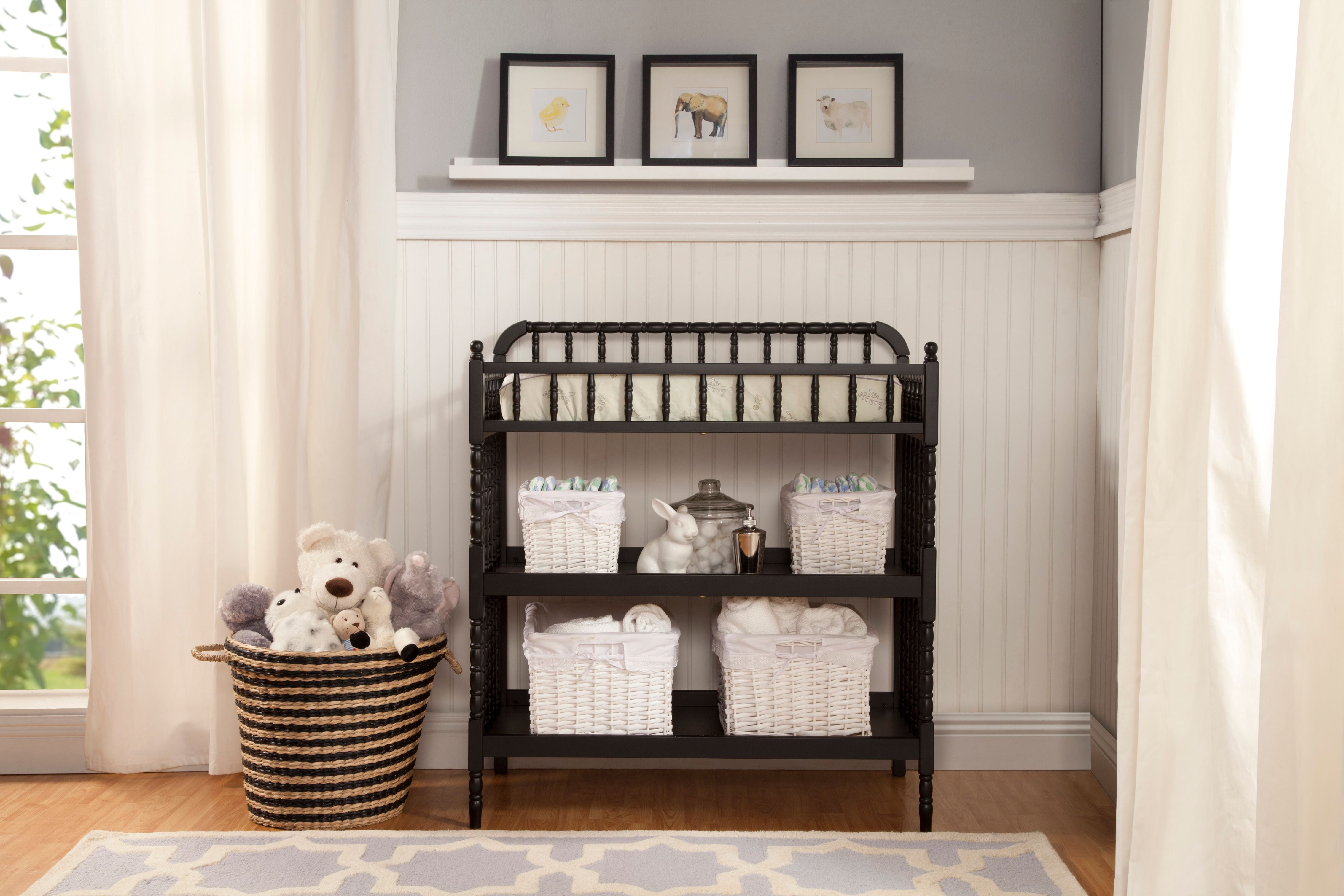 DaVinci Jenny Lind Changing Table in Ebony Finish