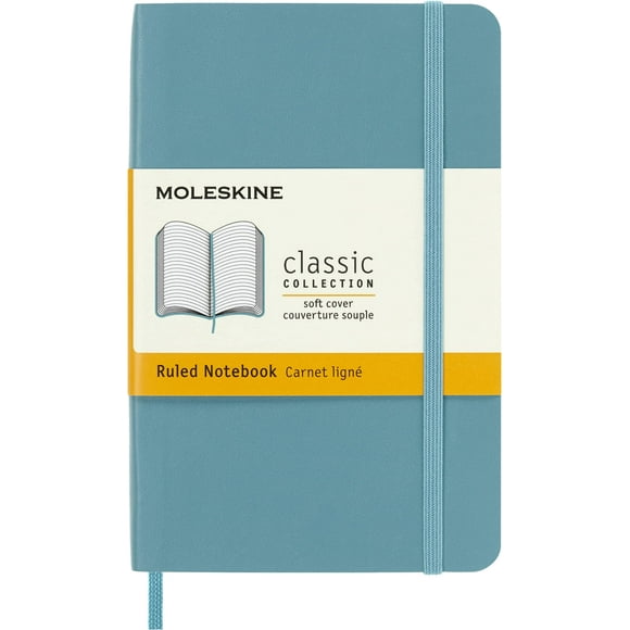 Libreta Moleskine Classic de tapa blanda Pocket Reef Blue