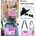 thumbnail image 4 of SOATUTO for Moderness Tablet MB1001 10.1 inch Case with Shoulder Strap Stand Soft Silicone Hybrid Case for 10 inch ZZB Velorim Freeski OLEXEX Bestski CZZ HAPPYBE ANYLAKE Okaysea Tablet - Green+Pink, 4 of 6