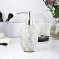 thumbnail image 5 of WHOLE HOUSEWARES Sea Pearl Soap Dispenser 12oz | Set of 2 Plastic (off-White), 5 of 6