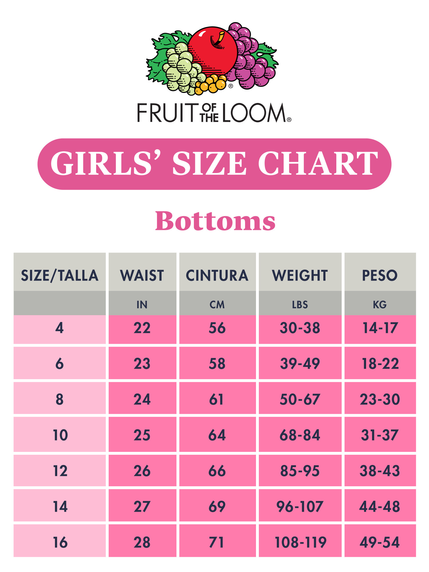 Fruit of the Loom Girls Eversoft Brief Underwear, 14+4 Bonus Pack ...