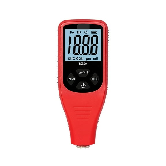 TC200 Grey Car Paint Coating Thickness Gauge 0.1um/0-1500 Car Paint Film Thickness Tester Measuring