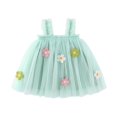 thumbnail image 2 of LOVZFMLL Toddler Kids Print Short Sleeve Stretchy Dress A Line Dress, 2 of 3