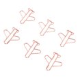 thumbnail image 1 of Clips en Forme d'Avion, 100 Pcs Clips en Métal Légers et Mignons Marque-Pages Durables en Forme d'Avion pour École Bureau, 1 of 7