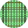 thumbnail image 1 of Ahgly Company Indoor Round Patterned Stoplight Go Green Area Rugs, 5' Round, 1 of 6