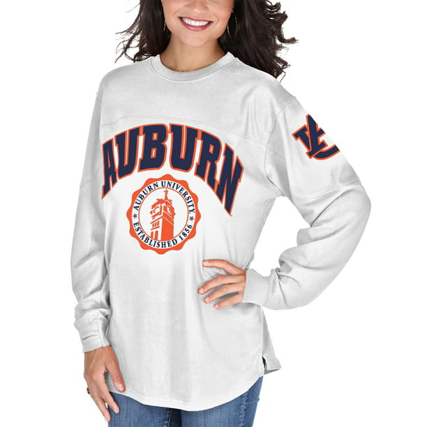 diario Superar revolución Women's White Auburn Tigers Edith Long Sleeve T-Shirt - Walmart.com