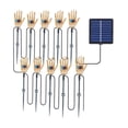 thumbnail image 2 of 10 Pack Halloween Skeleton Hand Stake Lights, 11 X 8 Inch Spooky Halloween Decorations, Solar Powered Outdoor Waterproof Led Path Lights for Yard Garden Lawn Halloween Decor, 2 of 6