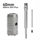 thumbnail image 2 of SDS Plus Hammer Drills Wall Hole Saw Drill Bit Set Cutter Tools,40mm, 2 of 5