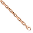 thumbnail image 4 of FJC Finejewelers 14 kt Rose Gold Polished Textured Fancy Link Bracelet 7.25 Inches x 5 mm, 4 of 6