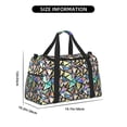 thumbnail image 3 of Honeii Colored Glass Print Gym Bag,Carry on Weekender Overnight Bag, Travel Duffel Bags, Personal Item Travel Bag,Tote Bag,Workout Dance Bag, 3 of 7