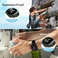thumbnail image 7 of KOMI Screen Case Compatible with Apple Watch, Waterproof Full Coverage Hard PC Bumper Protective Cover Built in HD Tempered Glass Screen Protector Compatible with Apple Watch 44mm, 7 of 7