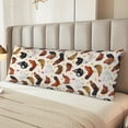thumbnail image 5 of Naloa Roosters and Chickens Super Soft 20x60 Body Pillow Case,Long Side Hidden Zipper（PILLOWS ARE NOT INCLUDED）, 5 of 6