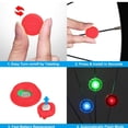 thumbnail image 3 of Lumières de Roue de Vélo, Lumières LED pour Roues de Vélo Rayons de Pneu Lumière de Roue de Vélo Fil Droit avec Flash LED Lampes de Modèle pour Conduite de Nuit Lumière de Vélo, 3 of 7