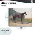 thumbnail image 4 of Stupell Industries Transitional Saddled Horse in Farm Yard Canvas Art, 48 x 36, by Stellar Design Studio, 4 of 8