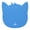 Blue, variant on Xirurus Cat Shape Felt Mouse Pad Office Desk Mat Anti Static Dust Proof Scratch Resistant Workplace Accessory for Laptop Computer Coffee (7.87 inches / 20 cm)