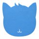 thumbnail image 1 of Alfombrilla de ratón antiestática con forma de gato para mesa, para oficina, a prueba de polvo, color azul, 1 of 2