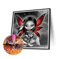 thumbnail image 2 of Diamond Drill Big Eyed Doll 5D Kits de pintura de bricolaje Decoración de pared cuadrada completa (FF1082) FLhrweasw Nuevo, 2 of 9