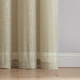 thumbnail image 5 of VCNY Home Harlow 2-Piece Taupe Metallic Sheer Curtain Panel Set, 38" x 84", 5 of 5