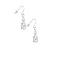 thumbnail image 3 of Delight Jewelry Silvertone 3-D Pretzel Silver tone Infinity French Earrings, 3 of 4