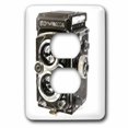 thumbnail image 1 of 3dRose Picture of a Vintage Twin Lens reflex TLR camera - 2 Plug Outlet Cover (lsp_20775_6), 1 of 1