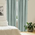 thumbnail image 2 of Ambesonne Green Window Curtains, Victorian, Each 28" W x 63" L, Pale Sage Green White, 2 of 4