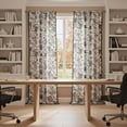 thumbnail image 2 of Boho Curtains for Living Room 96 Inch Length French Country Floral Drapes Farmhouse Rustic Vintage Window Curtain Panels Bedroom Chic Cotton Linen Closet Curtains，2 Panel, 2 of 4