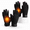 Black-Small, variant on Black X-Large Winter Equestrian Gloves For Horseback Riding Cycling Outdoor Activities