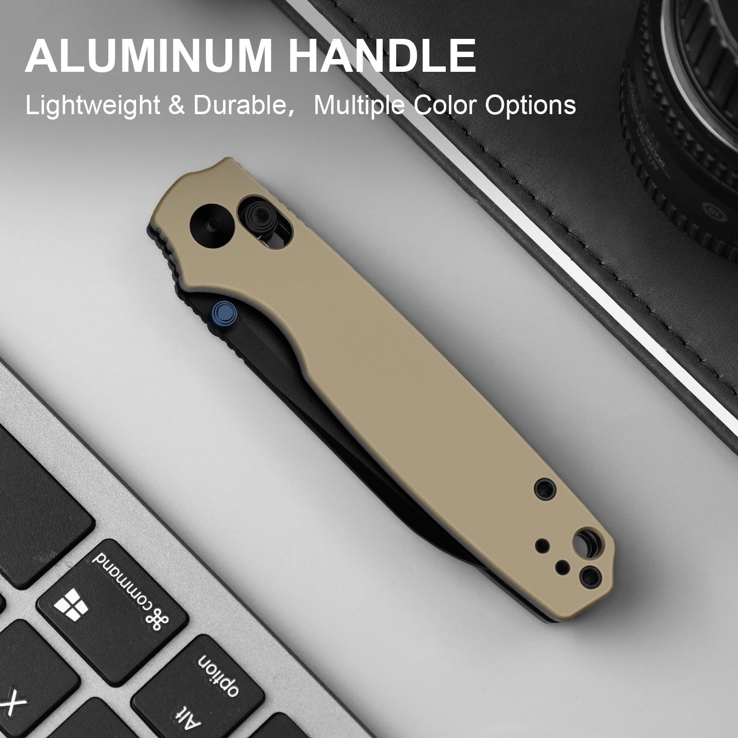 Kizer Pokiman CS EDC Folding Pocket Knife AEB-L Blade Aluminum Handle V3789A6