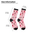 thumbnail image 2 of Fuzoiu Gnome With Heart Print Kids Socks For Boys Girls,Grip Crew Socks with Non Slip,Lightweight Stretch Crew Socks,Toddlers Crew Boot Socks, 2 of 5