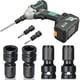 thumbnail image 2 of Adaptador de impacto de 4 Uds., unidad cuadrada de 1/2 a adaptador de enchufe de vástago hexagonal de 1/4, convertidor de mandril de liberación rápida, 2 of 5