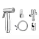 thumbnail image 2 of Kit De Rociador De Bidé De Mano De Acero Inoxidable Con Dos Modos De Rociado Para Limpiar Pañales De Tela (Incluye Adaptador De Válvula G1/2) matsuzay HA017689-00, 2 of 6