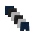 thumbnail image 1 of Hanes Mens Tagless Boxer Briefs 6 Pack, S, Assorted, 1 of 6