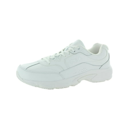

Fila Memory Workshift Slip Resistant (Extra Wide 4E) Men s Shoes White 1sgw0002-100-4e
