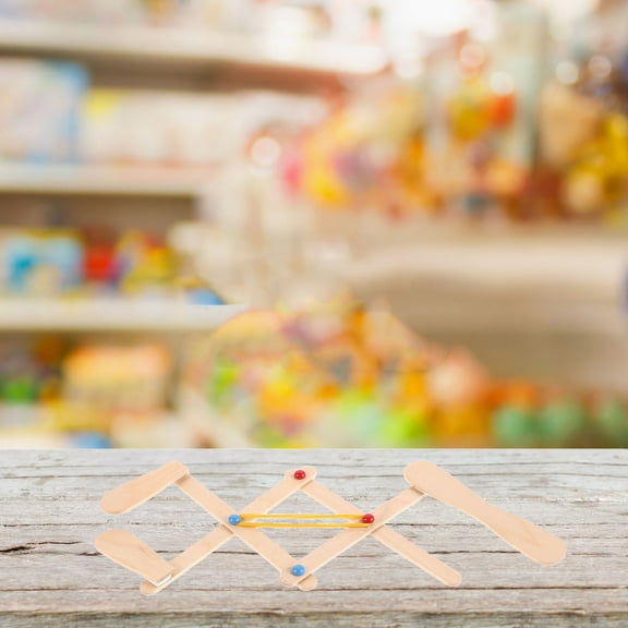 IDEANATEGRATE 2Pcs Wooden Mechanical Hand Kit for Teenagers 20.2X9.5X1Inch Decorative and Learning