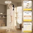 thumbnail image 1 of Household ladder thickened folding ladder multi-functional herringbone ladder neutral packaging White, 1 of 9