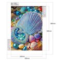 thumbnail image 2 of Pintura de diamante 5D DIY Kit de taladro en forma especial parcial Shell Home Decor (BB010), 2 of 9