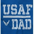 thumbnail image 2 of US Air Force USAF Dad Military Father Men Big & Tall Graphic Hoodie Brisco Brands 5X, 2 of 5