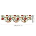 thumbnail image 3 of PRETXORVE Christmas Decorations, Christmas Ornaments, Winter Christmas Fireplace Mantel Background Cloth, Holiday Decoration Fireplace Scarf, 3 of 6