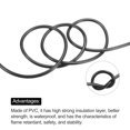thumbnail image 4 of 22AWG Electrical Wire 6 Conductors Tinned Copper 9.8Ft Low Voltage Case Flexible Extension Power Cord Black, 4 of 7
