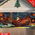 thumbnail image 6 of Darzheoy Christmas Garage Door Decoration Cover with Santa Claus Design Holiday Outdoor Indoor Decor, 6 of 7