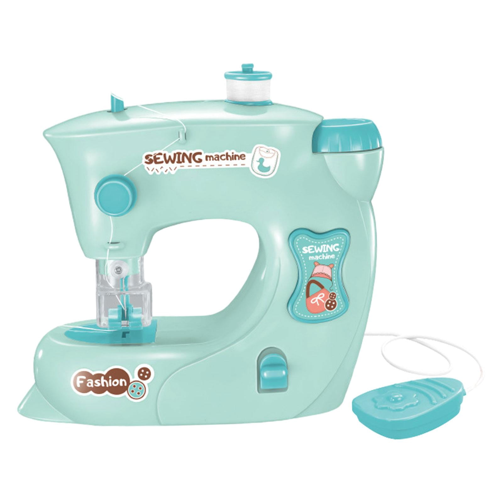 LeeQinersw Children Sewing Machine, DIY Interesting Learning Toy Electric for Quick Repairs blue
