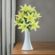 thumbnail image 2 of Ramo de lirios Ramo de 10 lirios con tallo Flores Jarrón para lirios Flores para bodas Decoración del hogar, 2 of 2