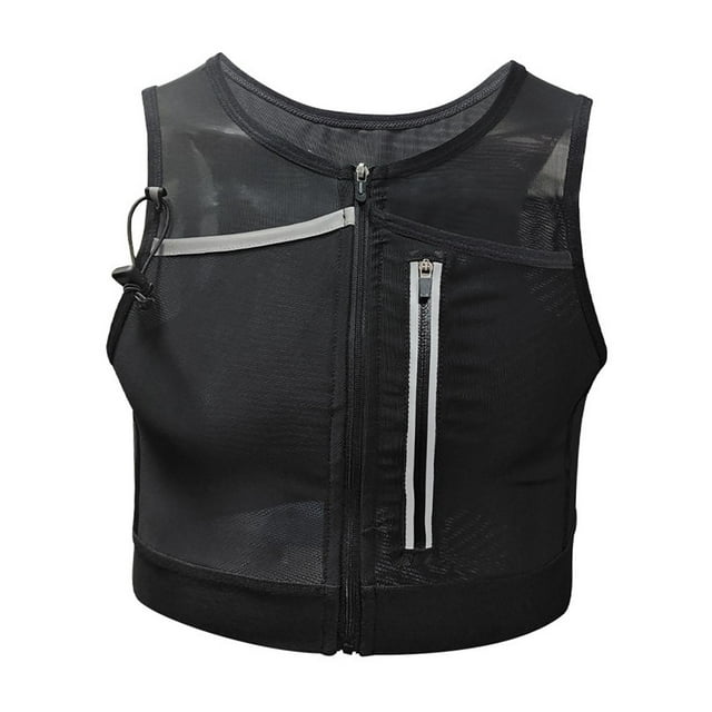 braveheart Gilet de Course Sac Réfléchissant pour Cyclisme Randonnée Vélo Noir G
