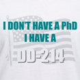thumbnail image 3 of CafePress - DD 214 Phd DD214 T Shirt - Womens Cotton V-Neck T-shirt, 3 of 4