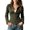 Green, variant on Women's Stand Collar Faux Leather Jacket Elegant Chic Casual Outerwear for Women Black XXL