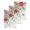 Red, variant on Spring Eucalyptus Kitchen Dish Towels for Drying Dishes Set of 3, Garden Botanical Leaves Butterflies Waffle Weave Microfiber Hand Tea Bathroom Towels Quick Dry & Absorbent Towel 12x12