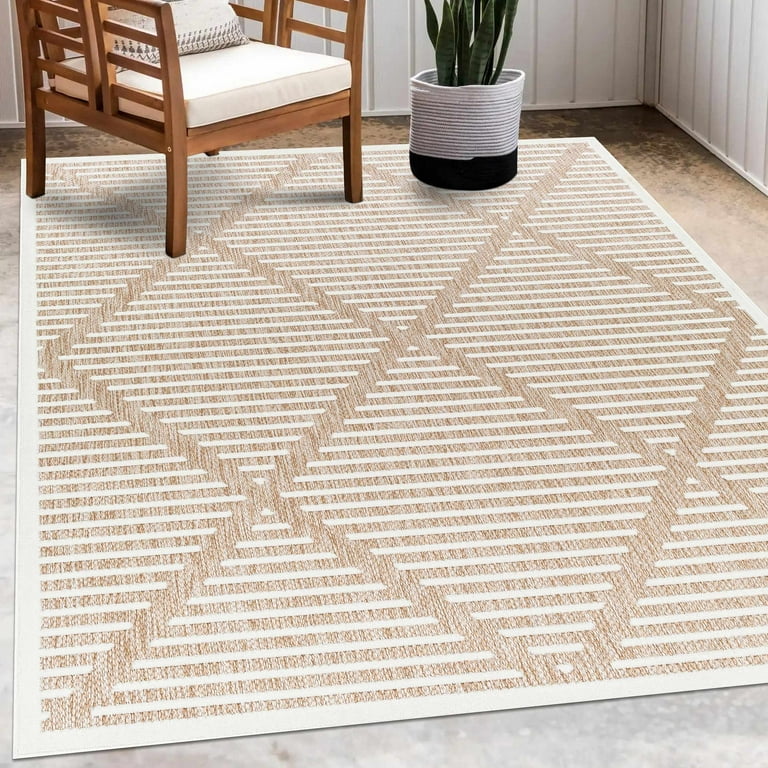 Anah Black Outdoor Rug