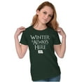 thumbnail image 5 of North Dakota Always Winter Funny ND Women's T Shirt Ladies Tee Brisco Brands L, 5 of 6