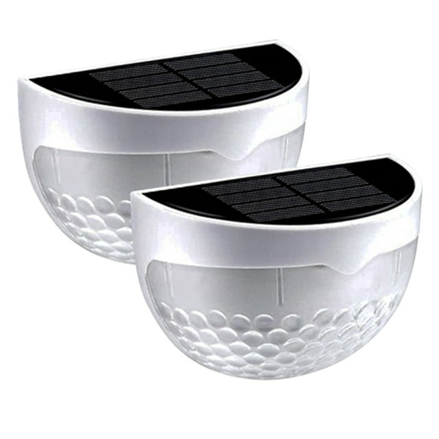 Luces solares para vallas FloreceBien, luces decorativas para jardín al aire libre, luces de pared impermeables